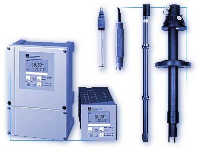 Оборудование для измерения pH (pH-метры) производства компании Endress+Hauser.