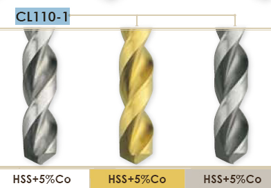 Спиральное сверло экстрадлинной серии по DIN 1869/1 HSS+5%Co серия CL110-1  