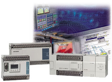 Промышленные программируемые контроллеры серии  MELSEC FX  компании Mitsubishi Electric.
