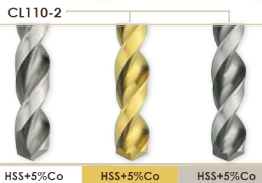 Спиральное сверло экстрадлинной серии по DIN 1869/2 HSS+5%Co серия CL110-2  