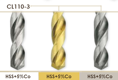 Спиральное сверло экстрадлинной серии по DIN 1869/3 HSS+5%Co серия CL110-3  