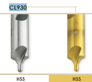 Центровочное сверло короткое по DIN 333/B HSS серия CL930  