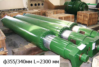 Гидроцилиндры диаметром до 2000 мм, ход до 20 м, производство Гидропресс